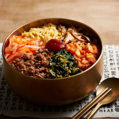 焼肉屋さんの彩りビビンバ