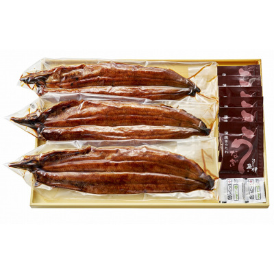 炭火焼うなぎ蒲焼3尾セット