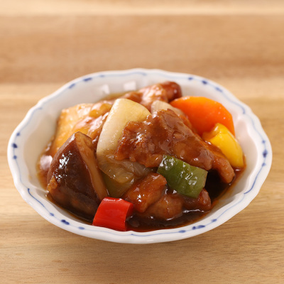 (冷凍)豚肉と彩り野菜の甘酢和え