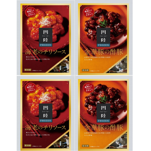 四陸 海老チリ・金華豚の酢豚セット(h3250149)｜フード(食品・スイーツ