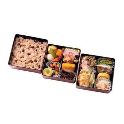 扇 お料理二段と赤飯【73】
