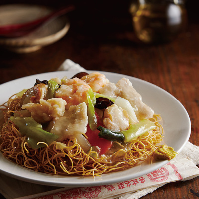 海鮮皿うどん