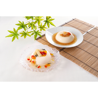 夏の和冷菜 葛寄せとうふ