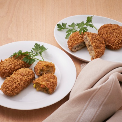 (冷凍)36388_スパイス香るカレーコロッケ＆ジューシーミンチカツセット