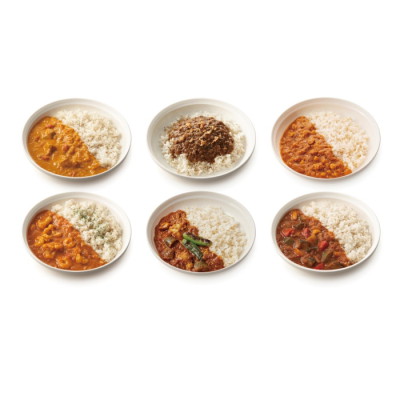 夏の6カレーセット