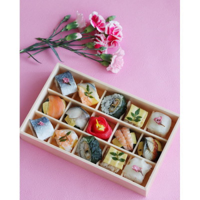 母の日手鞠わさび葉寿し15個