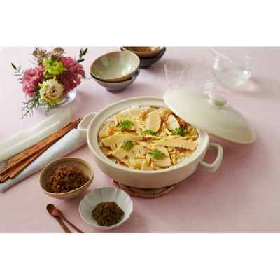 京都府西山丘陵産筍の筍ごはん 薬味付き