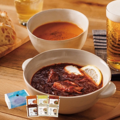 人気の6スープセット
