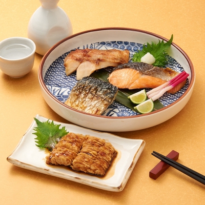 はも照焼と焼魚料理詰合せ