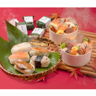 【冷凍食品】秋の吹き寄せちらしと笹巻寿司