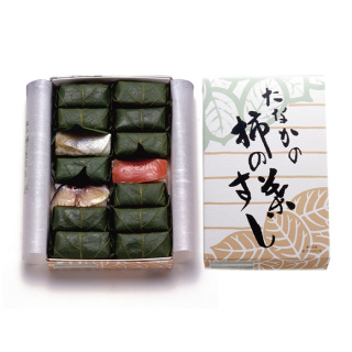 柿の葉すし3種類 14個入り(さば6・さけ4・鯛4)【75】