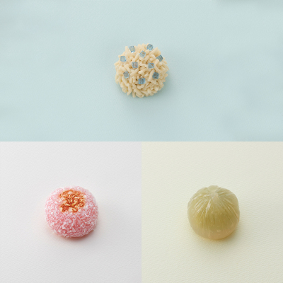 サービス箱入生菓子3個入(打水・涼風・水仙水藻の花)＜8月14日受け取り＞