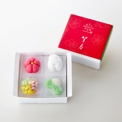 迎春上生菓子4個入<12月31日受け取り>