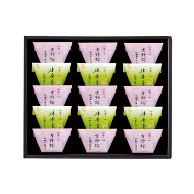 四季の心 15個入り(桜・抹茶)