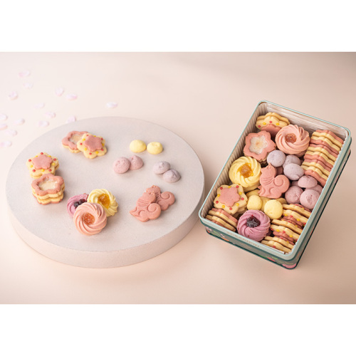 【250個限定缶バッチ】付きsumika 激レア品 KURAKICHI あきたフルーツクッキー缶(さくらアソート)(h4260255