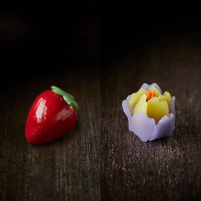 いちごの創作生菓子