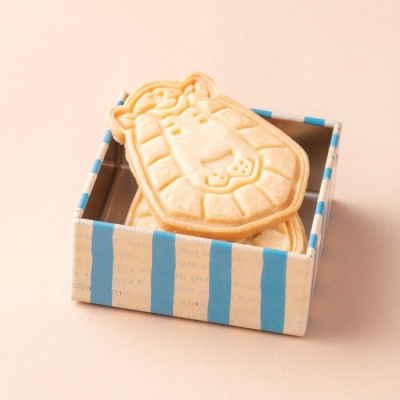 ライオンサブレのミニクッキー缶(夏)
