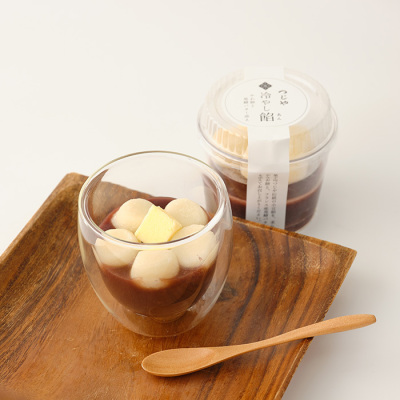 冷やし餡 やわもちと発酵バター添え 6個入