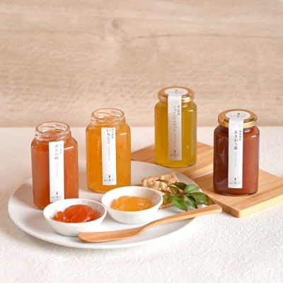 国産果の実(かんのみ)コンフィチュール4本アソート