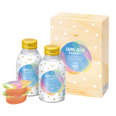 「カルピス(R)ゼリー」と発酵ソース2本セット(発酵りんご＆オレンジ)