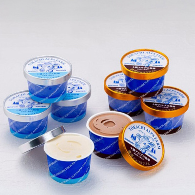 十勝アルプス牧場プレミアム＆濃厚ショコラアイスギフトセット