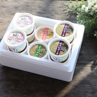 小さな酪農家のまじめな岡山果物アイスセット