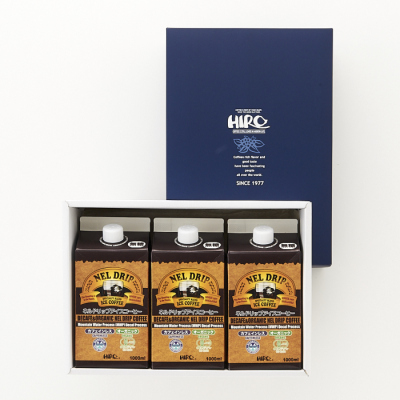 オーガニック・カフェインレスアイスコーヒー 3本ギフトセット<無糖>