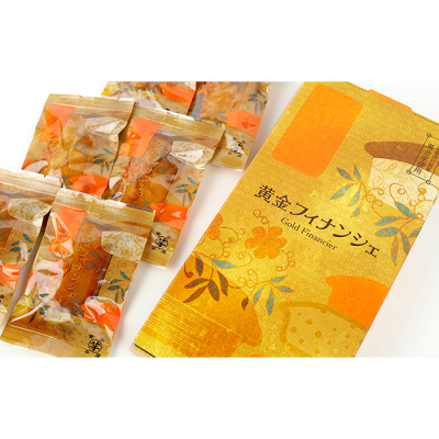 黄金フィナンシェ箱