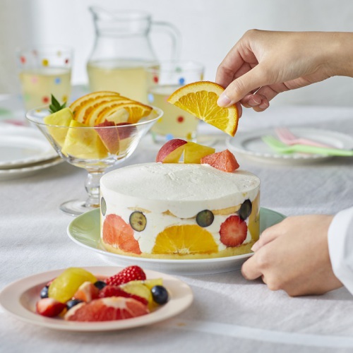 菓子 HW おうちで楽しくフルーツを盛り付け!7種の果実のミックスデコ