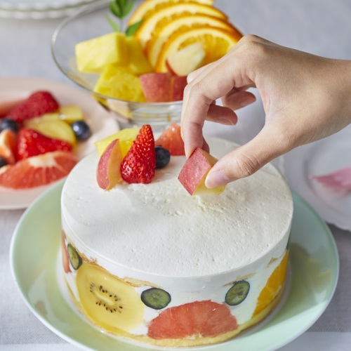 菓子 HW おうちで楽しくフルーツを盛り付け!7種の果実のミックスデコ