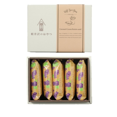 キャラメルクリームレーズンサンド 5個入