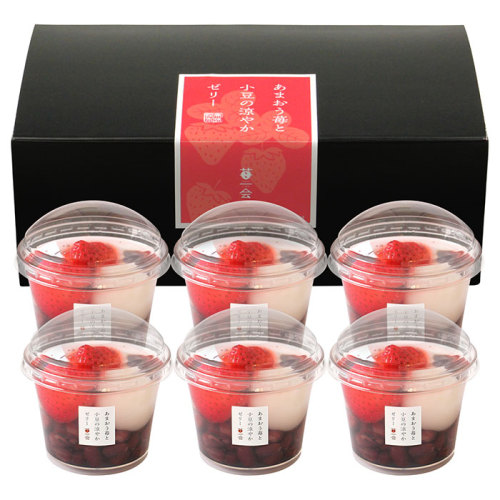 あまおう苺と小豆の涼やかゼリー(h5251063)｜フード(食品