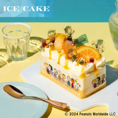 【アイスケーキ】「ピーナッツ」スヌーピーのトロピカルアイスケーキ