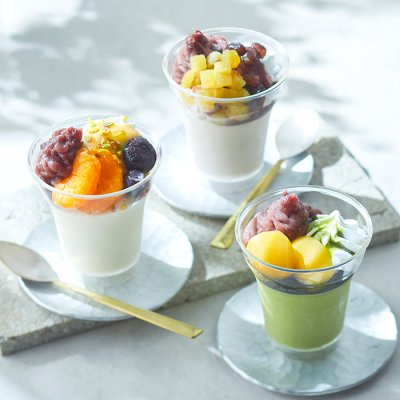 「京らく製あん所」こだわり餡のアイスパフェ