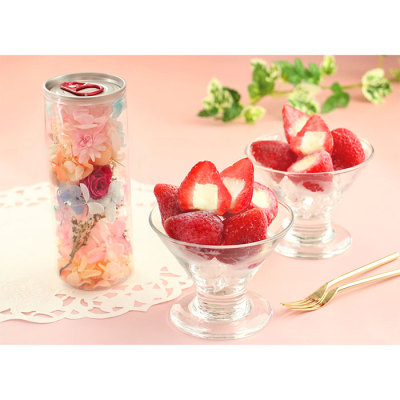 プリザーブドセット「春摘み苺アイス」