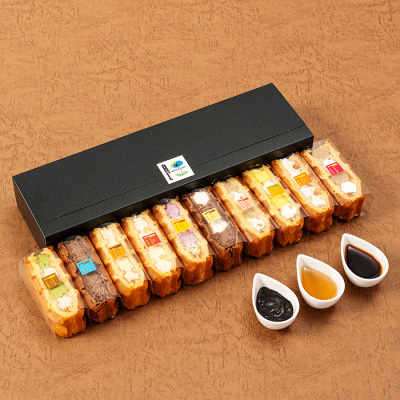 【11月限定】秋の味覚食べ比べソース付きワッフルケーキ10個セット