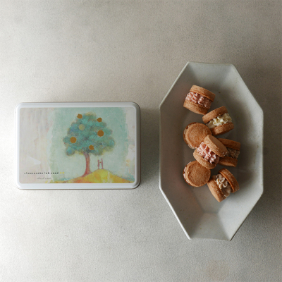 国産有機小麦のミニチーズバターサンド