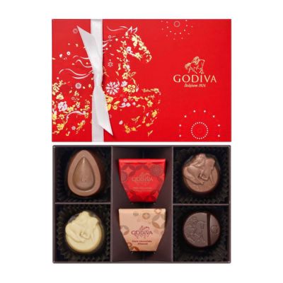 ゴディバ ニューイヤー コレクション アソートメント 6粒入