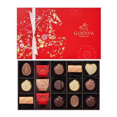 ゴディバ ニューイヤー コレクション アソートメント 15粒入