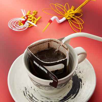 油彩画　ドリップコーヒー ドリップコーヒー 10個入り ハッピーニューイヤーBOX(h5252221