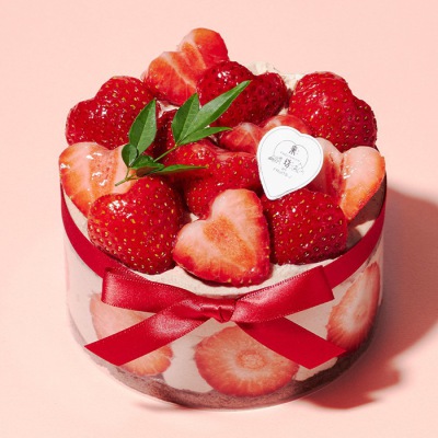 ハートいちごのショコラデコ