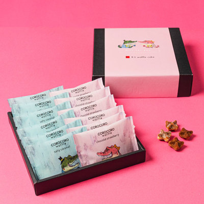コロコロワッフル パック12袋セット〈ショコラストロベリー・ソルティキャラメル〉