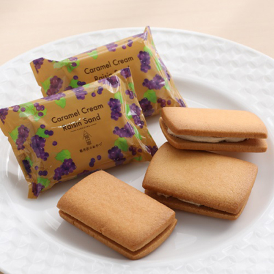 キャラメルクリームレーズンサンド 8個入