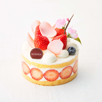 苺日和〈ひなまつり〉-春いちごのデコレーションケーキ-＜3月3日受け取り＞