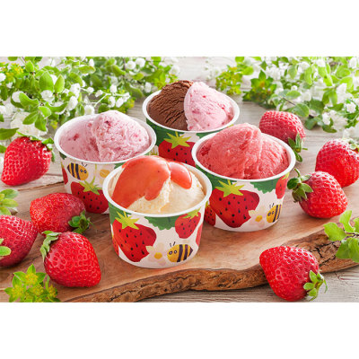 博多あまおうのこだわりアイス