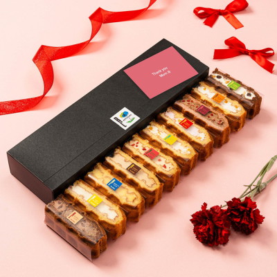 季節のワッフルケーキ10個セット(母の日カード付き)