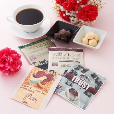 ドリップコーヒーとクッキーの詰合せギフトセット(母の日仕様)＜大＞