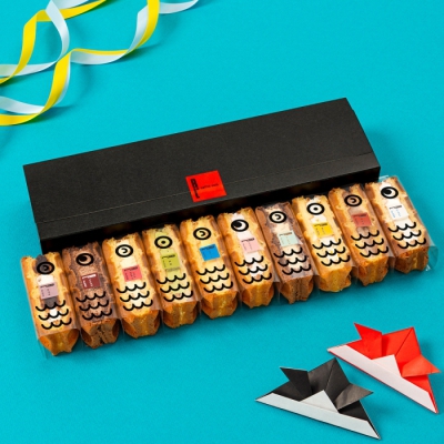 こいのぼりシート付 ワッフルケーキ10種セット