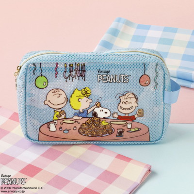 スヌーピー シュガーバターの木 メッシュポーチ