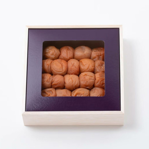 石神の梅干 うす塩味 400g 木箱入(塩分約8％)(h6260003)｜フード(食品
